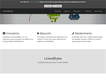 Tablet Screenshot of linkedbytes.com